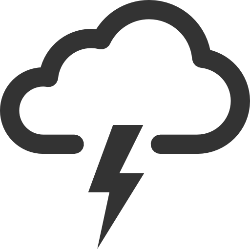 thunder and lightning_Transparent Background Images Icons ...
