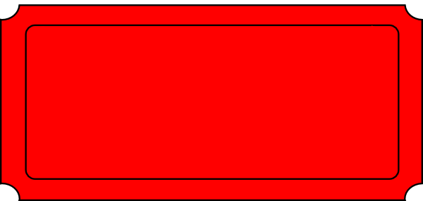 Red Ticket Clip Art - vector clip art online, royalty ...