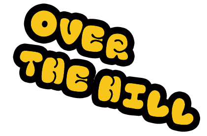 Birthday Over The Hill Clipart