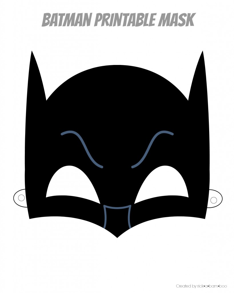 Free Printable Hero Masks