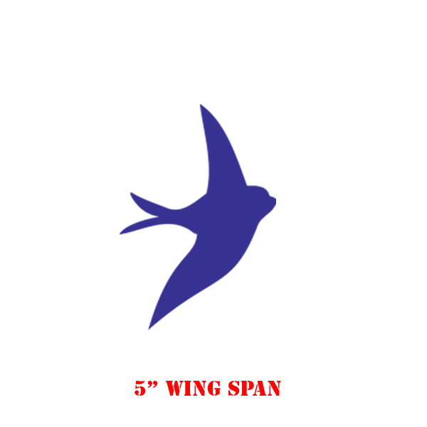 Stencil Boss | Flying Bird DIY Sparrow Wall Sky Celling Stencil ...