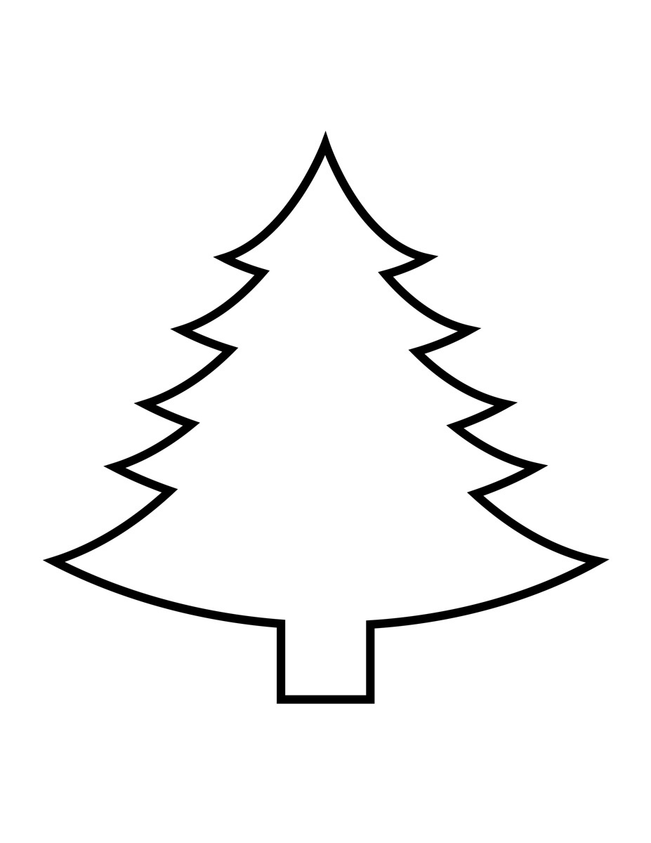 Christmas Tree Drawing - Dr. Odd