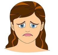 Sad emotion clipart