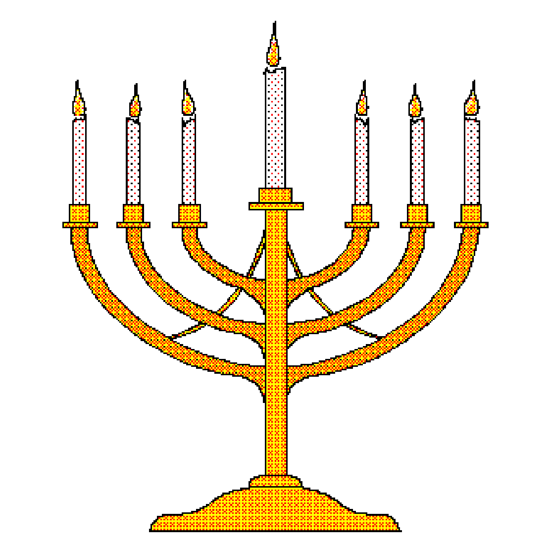 Menorah Clipart - Free Clipart Images
