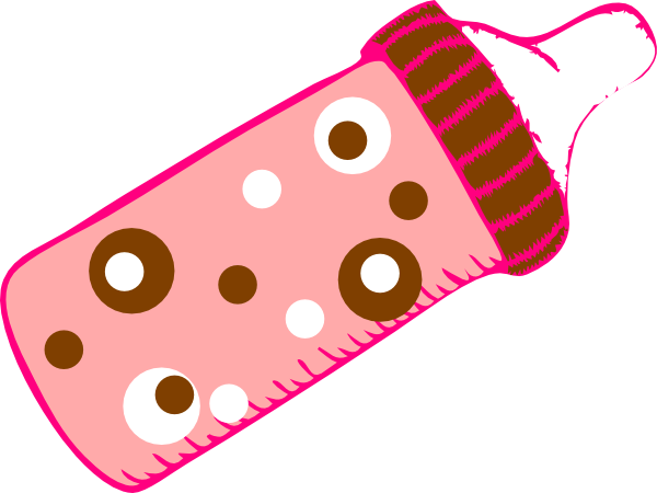 Baby milk bottle clipart