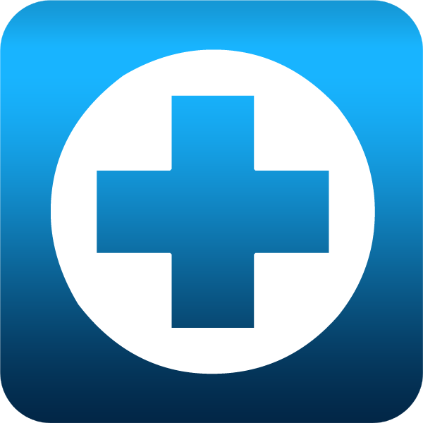 Blue green cross clipart