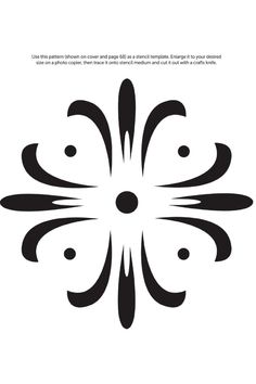 Accessories, Flower stencils and Flower