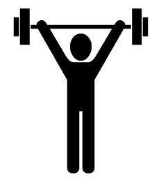 Weight Lifting Clipart