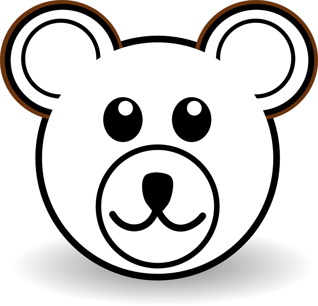 Simple Teddy Bears to colour, stitch, collage or draw – early play ...