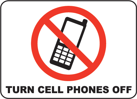 Cell Phone Off Clipart