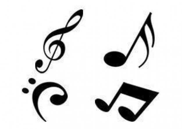 Black music note Vector | Free Download