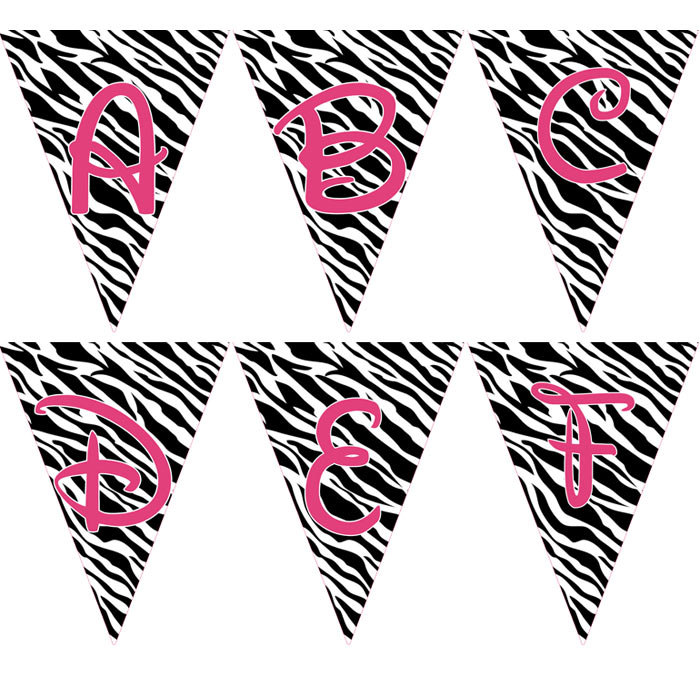 54+ Zebra Print Letters Clip Art