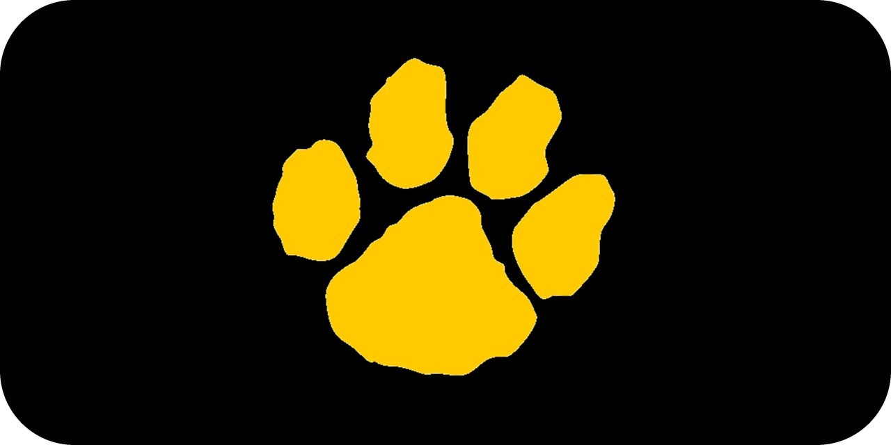 Wildcat Paw License Plate/ Car Tag - Jodi's Accessories