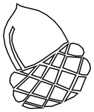 Free Heraldry Stencils -- Acron