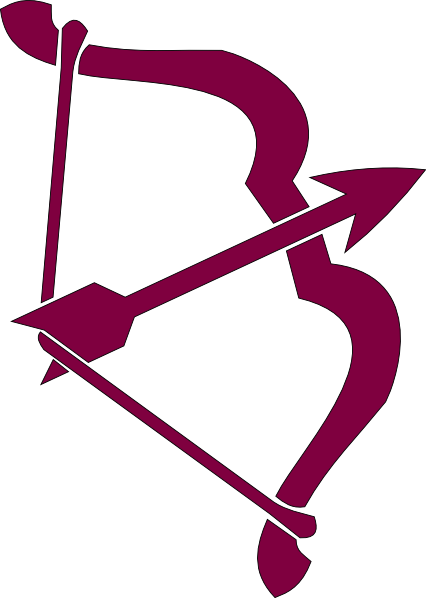 Cupid bow and arrow clip art