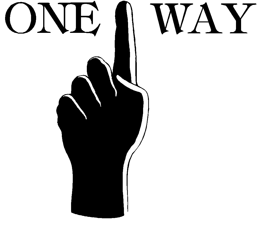 Finger pointing up clipart
