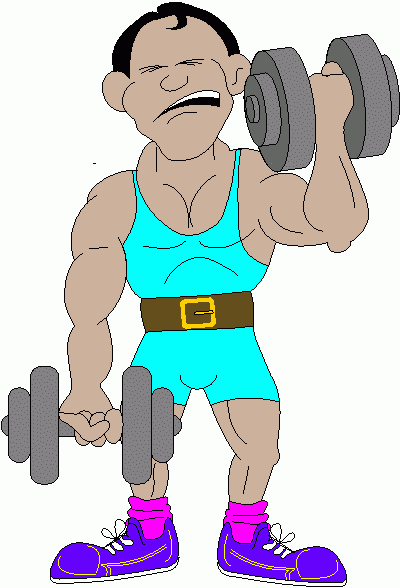 Cartoon Weights Clipart