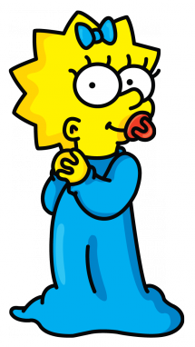 How to Draw Maggie from The Simpsons, Cartoons , Easy Step-by-Step ...