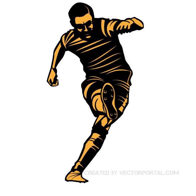 FOOTBALL PLAYER CLIP ART VECTOR - Download at Vectorportal