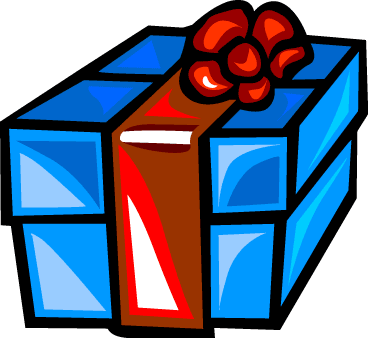 Free wedding gift card box clipart
