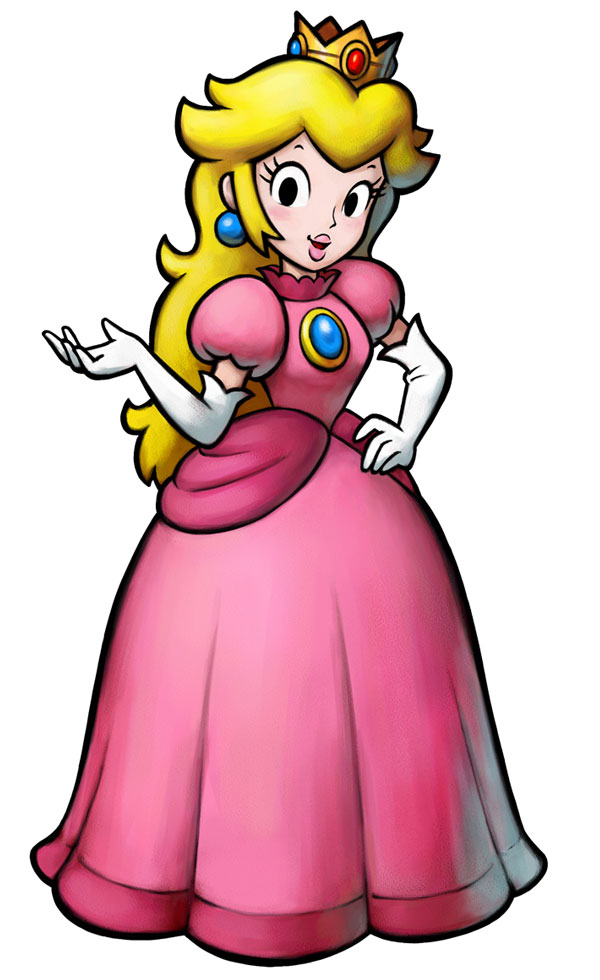 Sexy Princess Peach Clipart