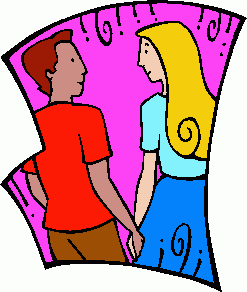 2 People In Love Clipart
