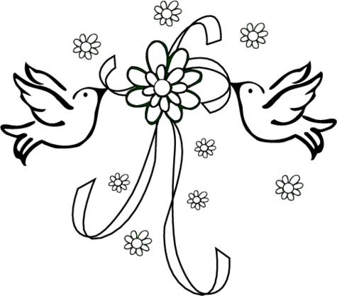 Wedding Doves Clipart - Free to use Clip Art Resource