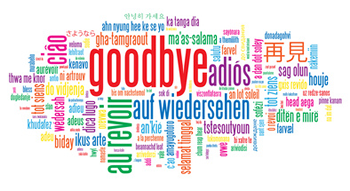 So long farewell clipart