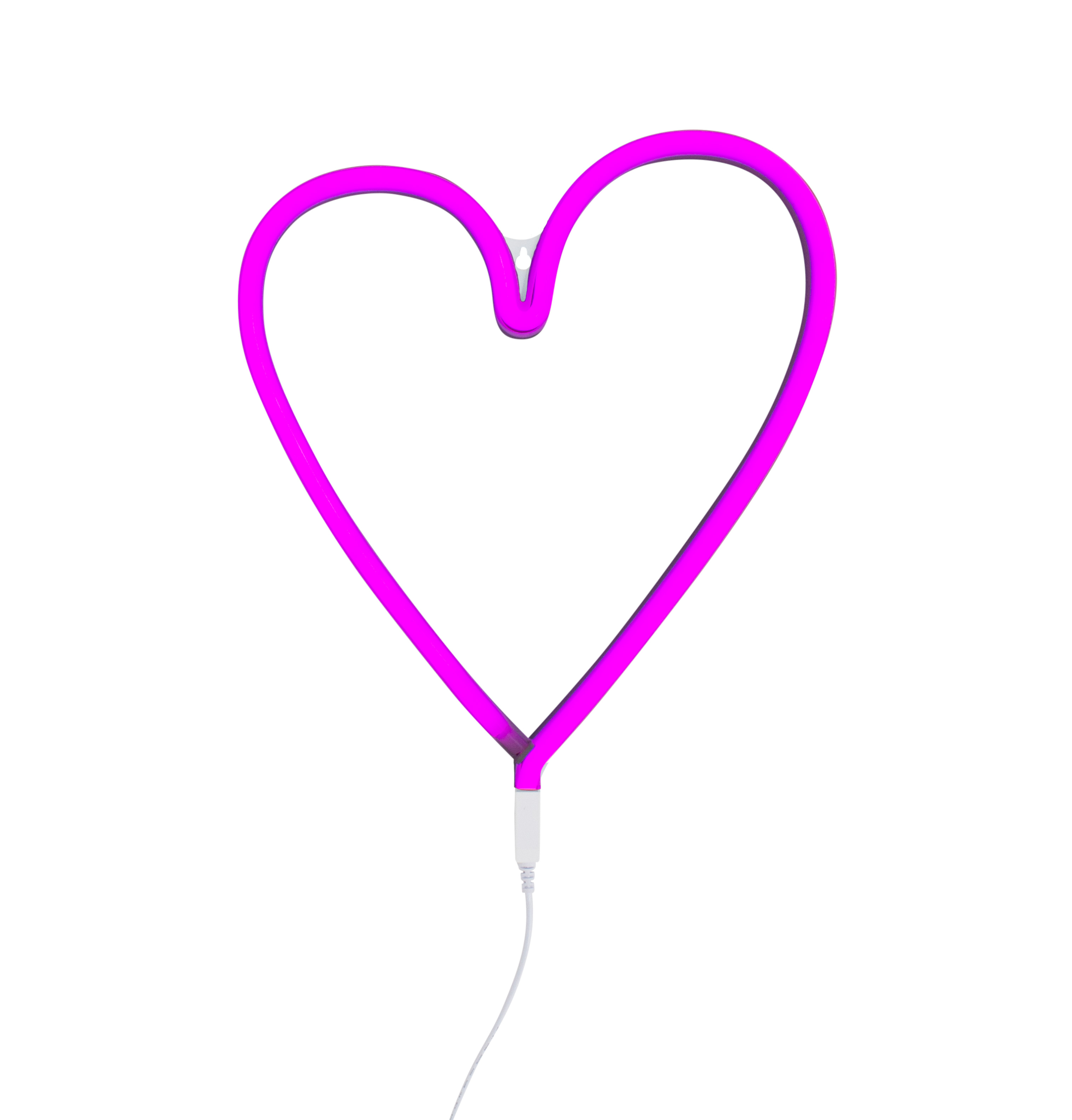 Neon Lampe Herz, pink LED | Dreams4Kids