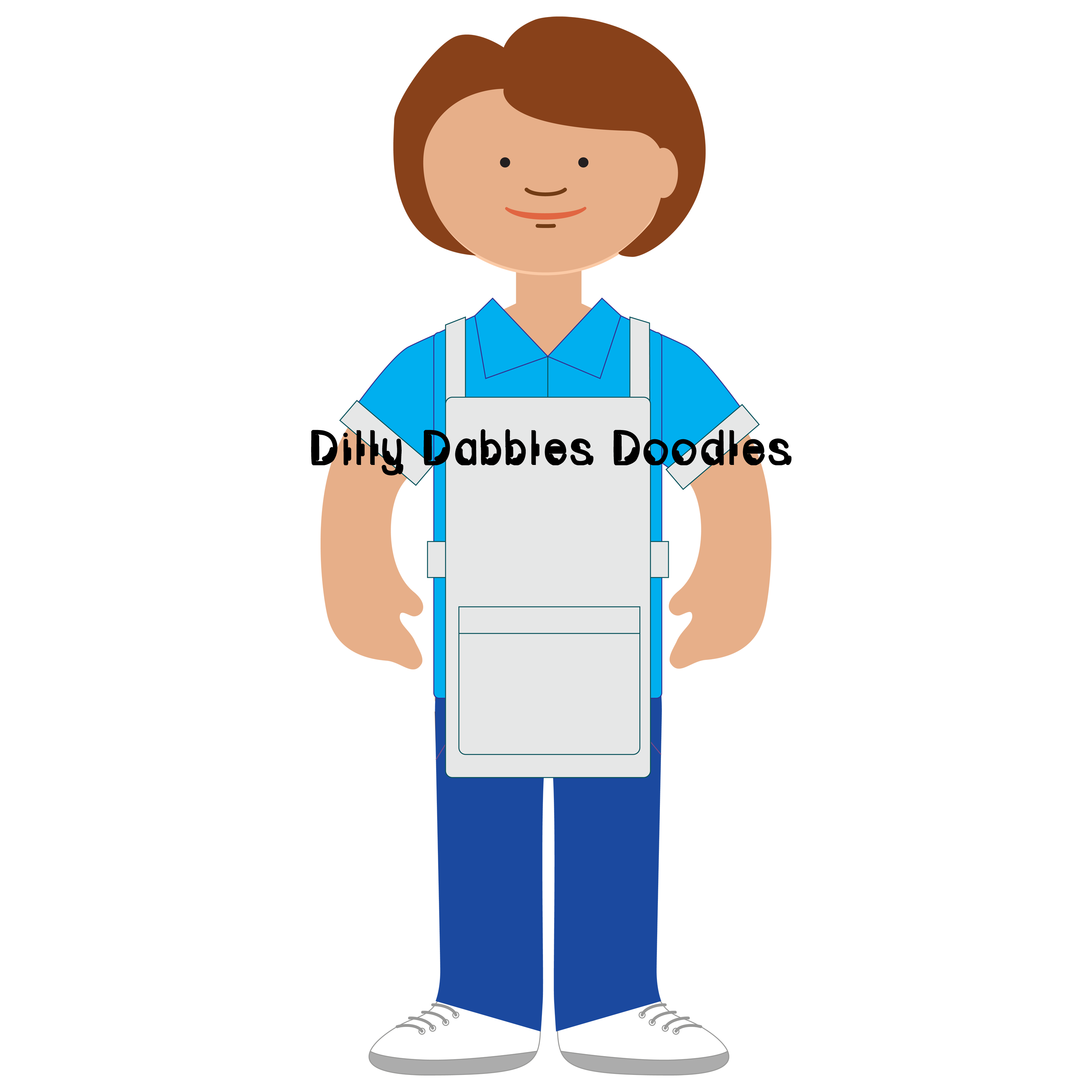 School cafeteria supervision clipart