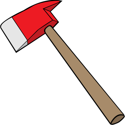Fire axe clipart