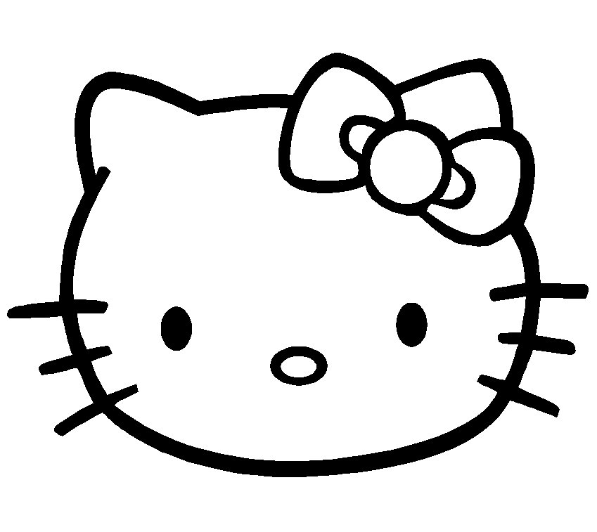 Cat Face Coloring Page - AZ Coloring Pages