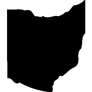 Ohio map clipart