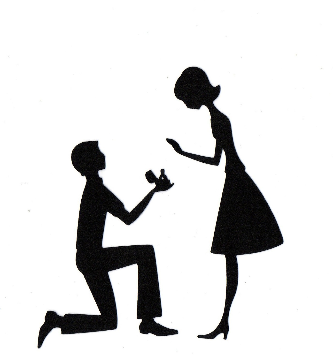 Wedding Silhouette | Free Download Clip Art | Free Clip Art | on ...