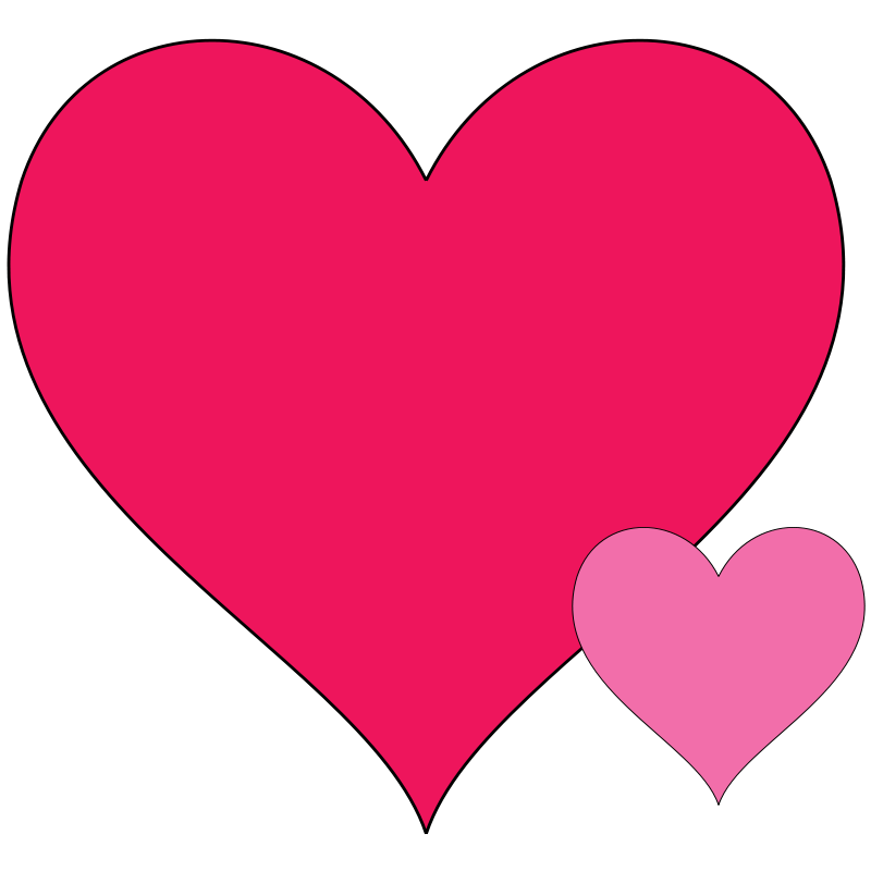 Double Hearts Clipart | Free Download Clip Art | Free Clip Art ...
