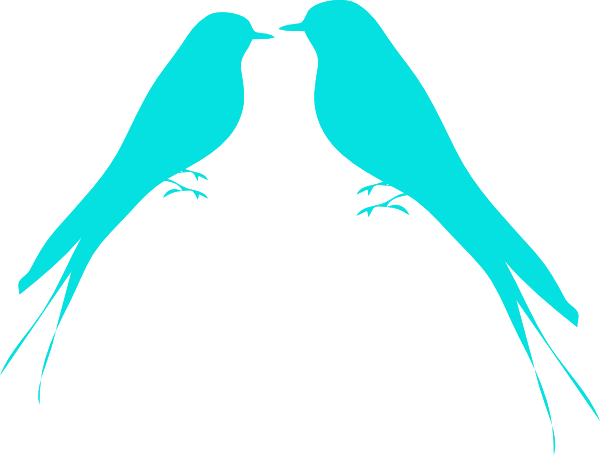 Love Doves On Tree Clipart