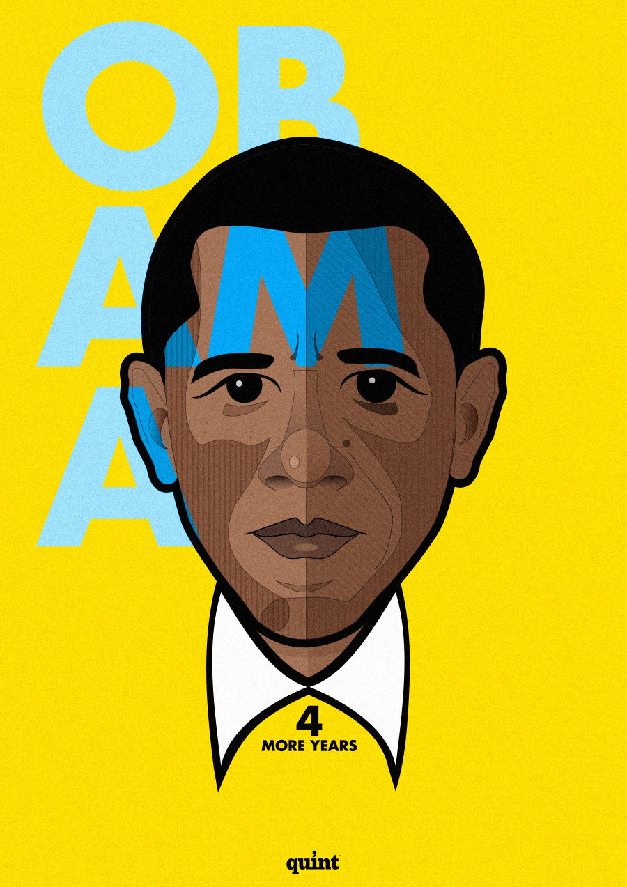 Obama illustration by Gyula Deak » Design You Trust