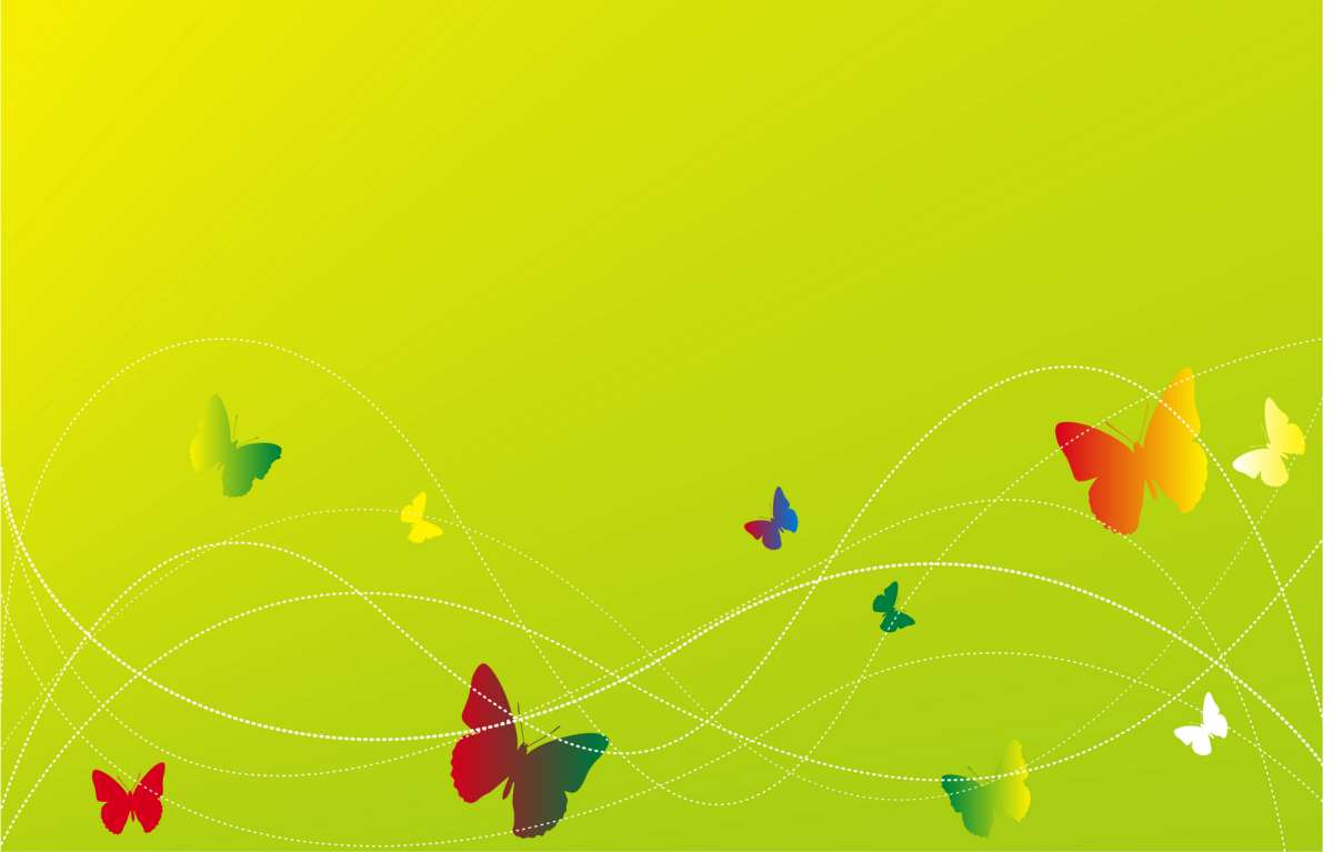 Elegant green bg with butterfly Free PPT Backgrounds for your ...