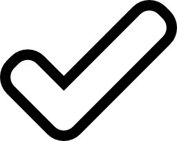 Checked symbol outline vector icon | Free Interface icons