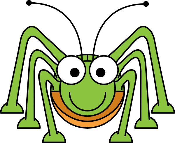 Studiofibonacci Cartoon Grasshopper clip art - vector clip art ...