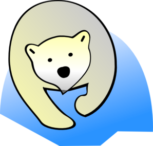 Polar Bear clip art - vector clip art online, royalty free ...