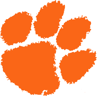 PSD Detail | NCAA_Clemson Tigers (Paw Print) | Official PSDs