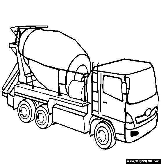 Trucks Online Coloring Pages | Page 1