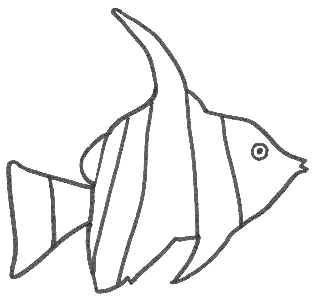 Colour In Fish Designs - ClipArt Best