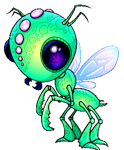 Flying animated bees, wasps, hornets, mosquitoes and other ...