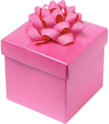Pink Present Clipart