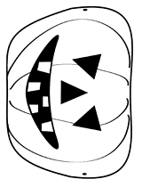 Free Printable Halloween Pumpkin Mask - TeacherVision.
