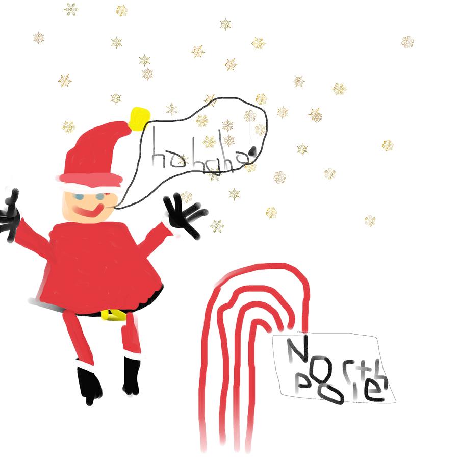 Blizzard In The North Pole Painting by My seven year old ...
