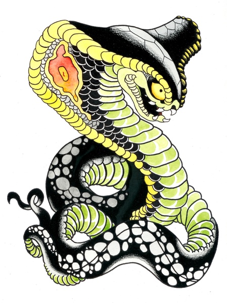 Cobra Snake Art