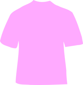 Powder Pink T-shirt clip art - vector clip art online, royalty ...